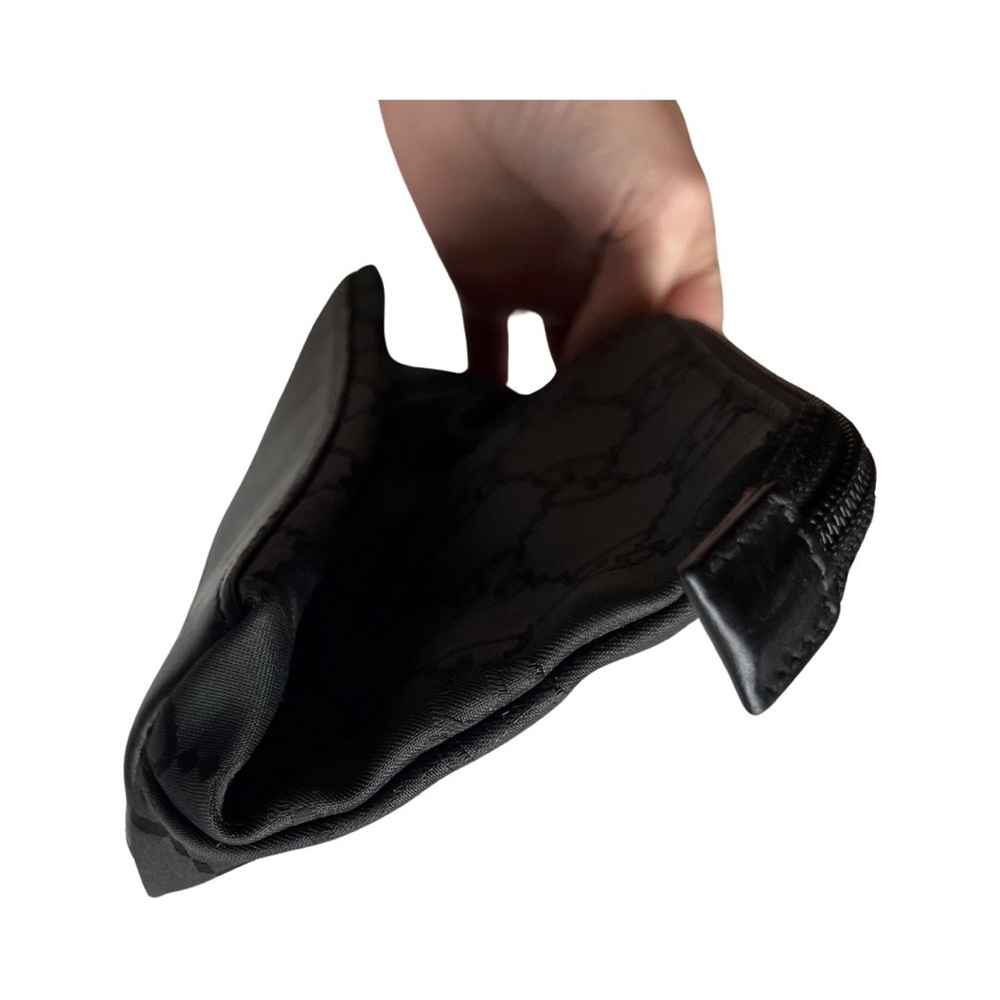 GUCCI Nylon Monogram Cosmetic Pouch black - Picture 6 of 9